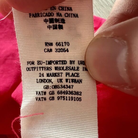 Free People Pink Rose Women's Size 0 Wherever You Go Crocheted Mini Dress Pocket - Picture 6 of 10